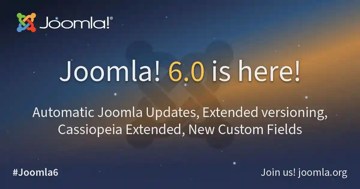 Joomla 6 released and already available for free download: these are its improvements