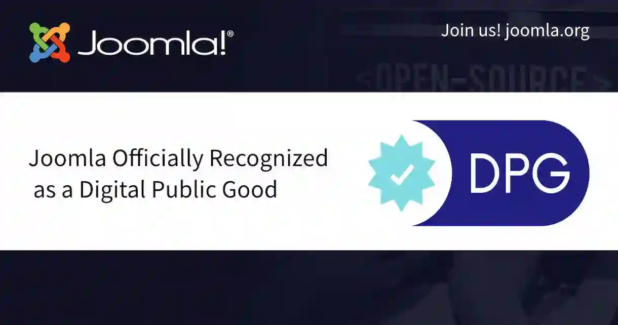 Joomla earns the prestigious recognition of being a digital public good